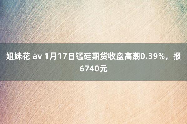 姐妹花 av 1月17日锰硅期货收盘高潮0.39%，报6740元